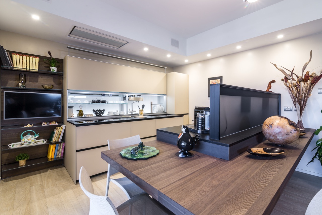 Valcucine New Logica system vetro e legno