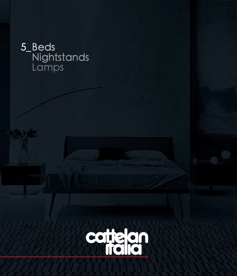 Cattelan Catalogo letti, comodini e lampade